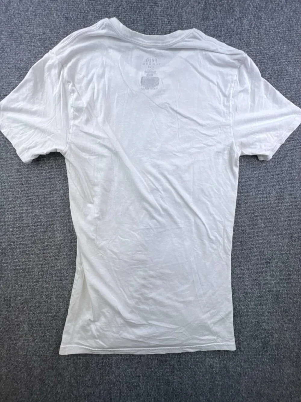 Polo Ralph Lauren 4D-Flex White Crewneck Long Tee T-Shirt w Pony Logo Soft Mediu